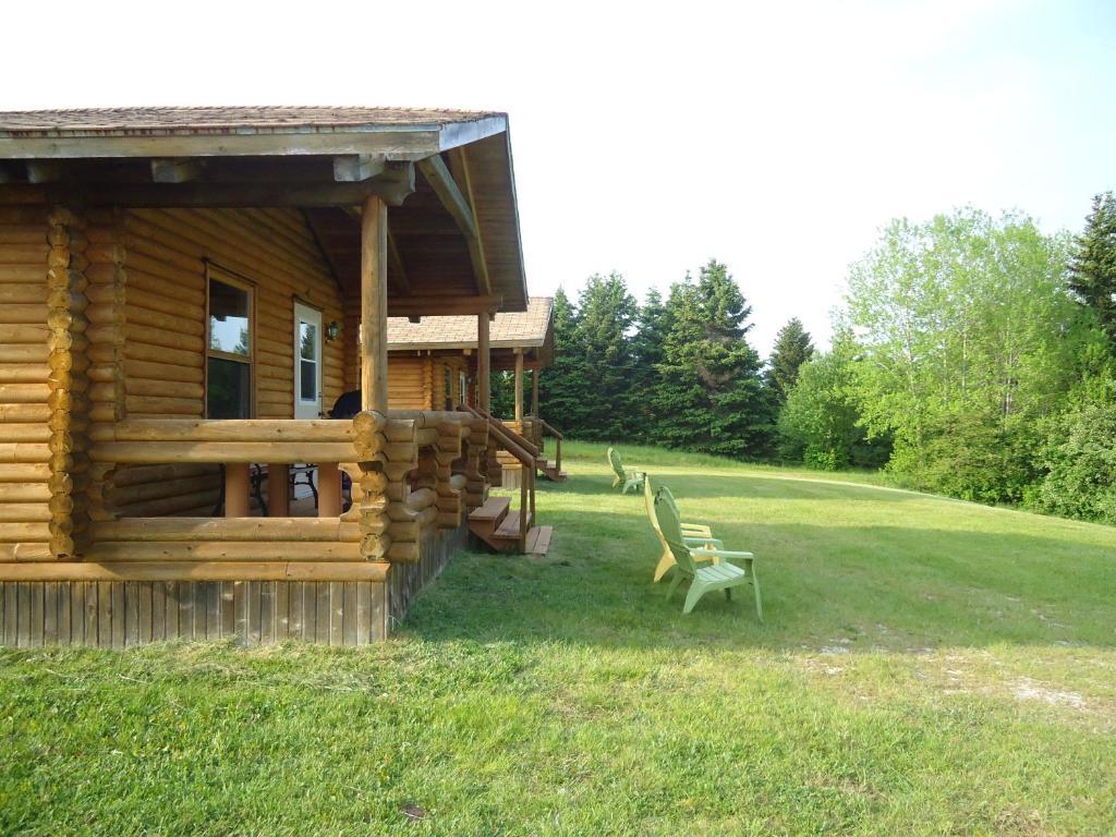 Cajun Cedar Log Cottages Margaree Forks Bilik gambar