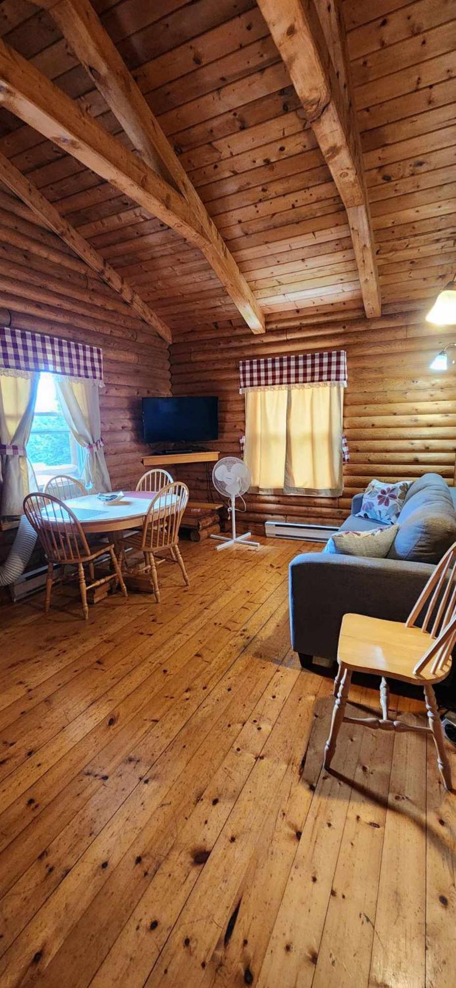 Cajun Cedar Log Cottages Margaree Forks Luaran gambar